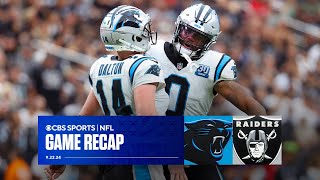 Andy Dalton leads Panthers to FIRST road win since 2022  Game Recap [upl. by Allebram]