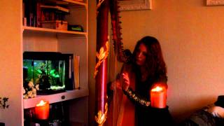 Loreena McKennitt harp cover Huron Beltane Fire Dance [upl. by Svoboda]