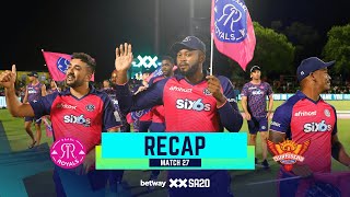 Paarl Royals v Sunrisers Eastern Cape  Match 27 Recap  Betway SA20 [upl. by Namdor378]