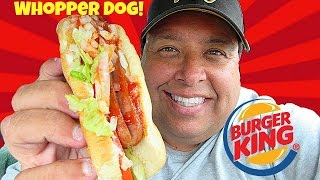 BURGER KING® Whopper Dog REVIEW [upl. by Allehc]