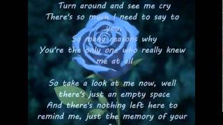 Phil Collins Against All Odds  lyrics [upl. by Anidene]