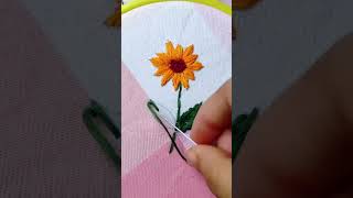 Bordado Livre Para Iniciantes  Bordado de Flores Tutorial Criativo 005 [upl. by Persas]