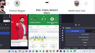 mohun bagan vs northeast united live live with rahul chandran c [upl. by Placida]