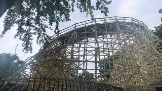 Thunderhawk Roller Coaster at Dorney Park [upl. by Barkley662]