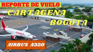 Crónica de vuelo Cartagena hacia Bogota [upl. by Yelhak]