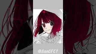 Arima Kana pintura do mangá oshinoko anime art arimakana manga [upl. by Ayhay]