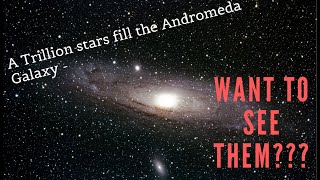 Zooming into the Andromeda Galaxy [upl. by Ellesor950]