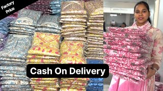 PURE COTTON NEW LATEST JAIPURI KURTI SETS HAUL MANUFACTURER  CASH ON DELIVERY [upl. by Tuorah]