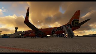 Mango boeing737 800 Cape Town airport to Lanseria Airport ZSSJH [upl. by Brottman]