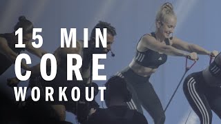 15 Minute CORE Workout  Les Mills amp adidas [upl. by Goldie445]