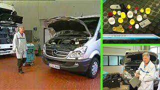 MercedesBenz Sprinter  Air conditioningrefrigerant circuit  check evaporator for leaks  W906 [upl. by Anad]