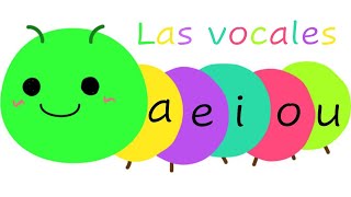 Las Vocales Vowels in Spanish for children [upl. by Lokin]