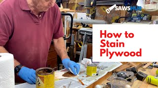 How to Stain Plywood for Your Next DIY Home Improvement Project [upl. by Vez]