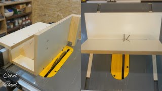 Spline Jig and Tenon Jig for the Table Saw [upl. by Yehtomit]