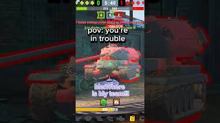 Blitz Moment wotblitz tanksblitz wot blitz worldoftanks shorts [upl. by Enelad]