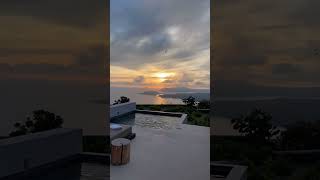 sunset timelapse azanti suites santorini 🇬🇷 greece e [upl. by Elyac451]