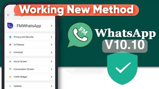 Install FM whatsapp V1010 without Facing Any Error  use official WhatsApp error solved [upl. by Mathis]