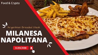 Milanesa Napolitana  Argentinian Breaded Steak [upl. by Ahsieyt]