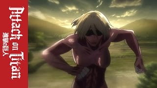 Attack on Titan – Official Clip – The Female Titan Appears [upl. by Nehgaem219]