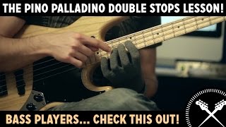 The Pino Palladino Double Stop  Bass Lesson with Scott Devine [upl. by Florio]