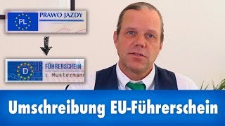 EUFührerschein in einen deutschen umschreiben lassen [upl. by Serles]