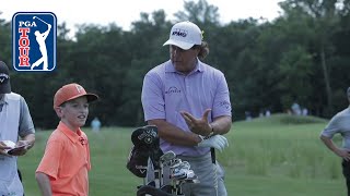 Best of  Phil Mickelson fan interactions [upl. by Anelaj]