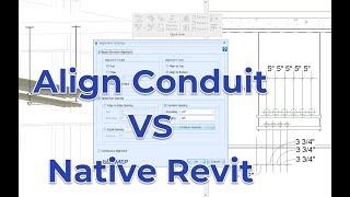 eVolve Electrical  Align Conduit VS Native Revit [upl. by Enavi]