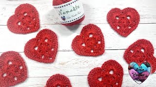 ♥️ COEURS TUTO CROCHET JUTE DÉCO SOUS VERRES ♥️ crochet tutocrochet handmade [upl. by Selegna105]