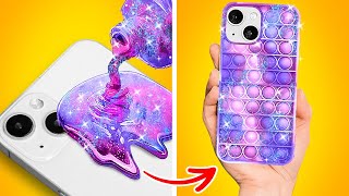 LEVEL UP YOUR PHONE  Easy DIY Phone Decor And 3D Pen Crafts by 123 GO Planet [upl. by Bethesda569]