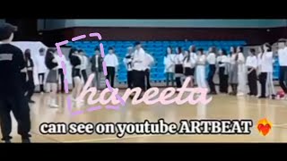 A2be reaction to AB girls Something cover hyerim artbeat season9 [upl. by Idnaj]