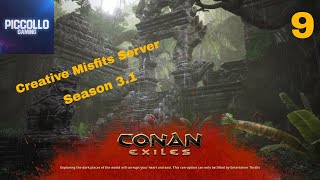 Conan Exiles Ep9Season 31How to make Acheronian tools and weaponsthe new building location [upl. by Ytinav388]