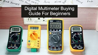 Digital Multimeter Buying Guide  Beginners [upl. by Naharba]