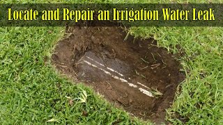 Locate and Repair an Irrigation Sprinkler Leak [upl. by Reddy719]