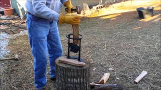 Kindling Cracker Firewood Kindling Splitter Review [upl. by Eirrac67]