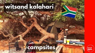 Campsite Review Witsand Camp Witsand Kalahari Nature Reserve Camping South Africa [upl. by Aiblis]