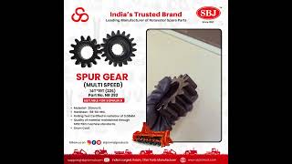 Ultimate Spur Gear for Sonalika 🔧 Multispeed 14Tx19T 22S by SBJ Nirmal Products sbj sbjnirmal [upl. by Seedman]