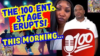 THE 100 ENT STAGE ERUPTS IN THE MORNING SHOW THIS ONE GETS SUPER UGLY NASTY WORK 😎🤬 [upl. by Mad243]