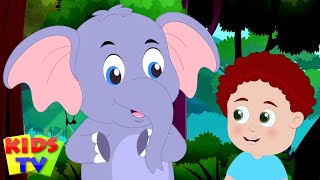 Hathi Mere Sathi हाथी मेरे साथी Elephant Cartoon Video and Hindi Rhymes for Children [upl. by Evvie]