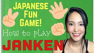 Japanese fun game How to play Janken [upl. by Attej]