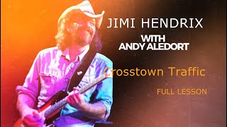 Jimi Hendrix  Crosstown Traffic guitar lesson by Andy Aledort [upl. by Leroi]