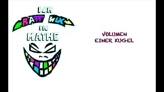 VOLUMEN EINER KUGEL  berechnen einfach erklärt [upl. by Adnuhsed533]