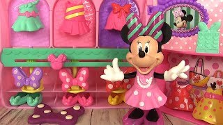 Minnie Mouse La Boutique de Minnie Jouet Rubans et Robes [upl. by Asoral]