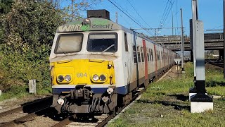 NMBS 804  802 te AntwerpenNoorderdokken [upl. by Itsym]