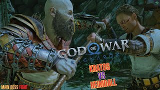 Kratos VS Heimdall  Heimdall Main Boss Fight Gameplay  God Of War Ragnarök Gameplay By EGxAlexx [upl. by Shauna]