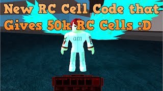 New RC Cells Code that gives 50k RC  RoGhoul [upl. by Sapphira]