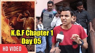 KGF Chapter 1 Public Review  DAY 05 Christmas Special  YASH [upl. by Annaes]