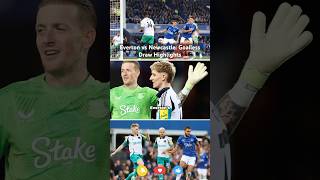 Everton vs Newcastle Goalless Draw Highlights [upl. by Aretahs]