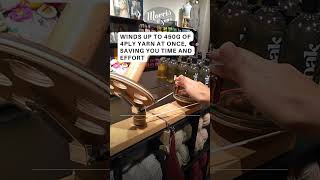 Meet the ultimate tool for knitters KnitPro Signature Timber Ball Winder shorts [upl. by Awahsoj]