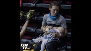 L’exploit de cette jeune maman sur un trail de 170km [upl. by Gere920]