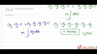 The reaction that give good yield of nHexane is [upl. by Aleka539]